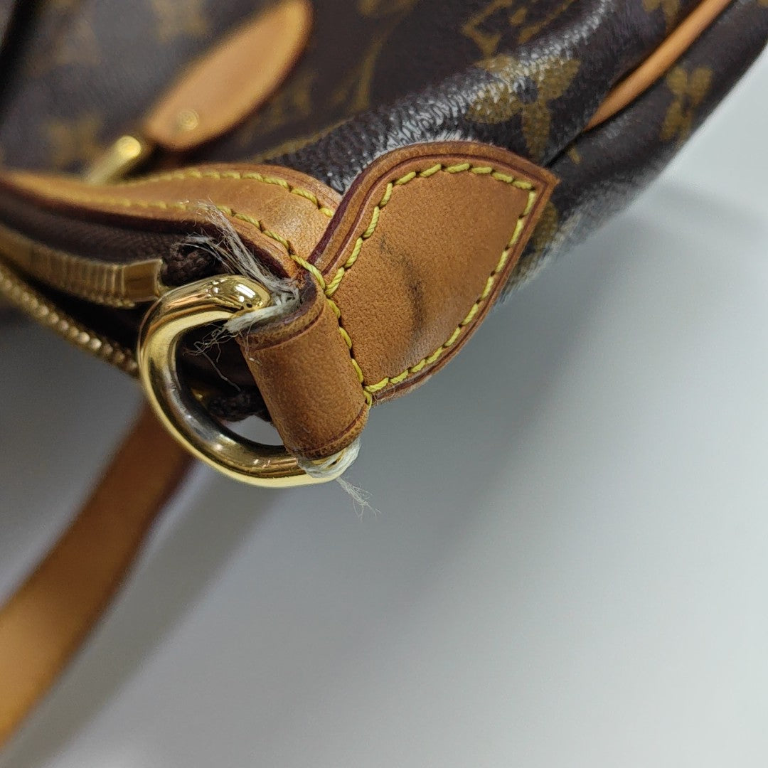 PALERMO PM Monogram Coated Canvas Brown