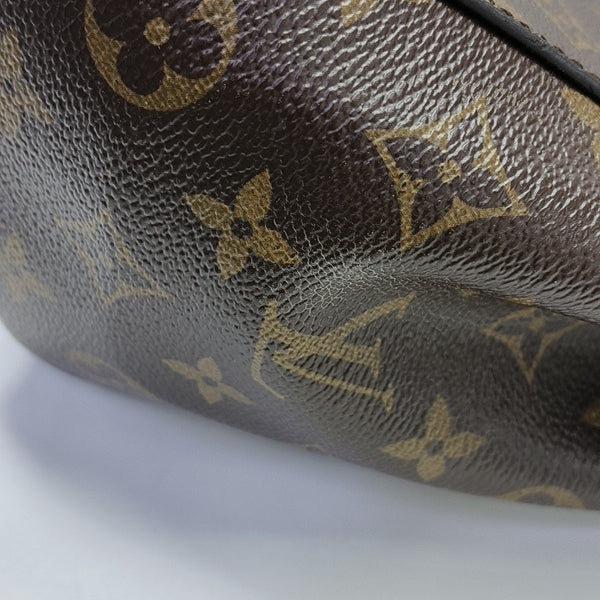 CLUNY MM Monogram Coated Canvas Brown