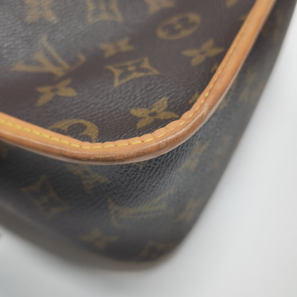 DIANE Monogram Coated Canvas Brown