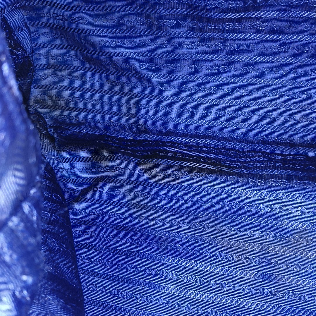Nylon Tote Bag Blue