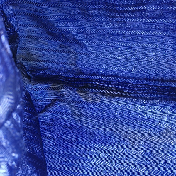 Nylon Tote Bag Blue
