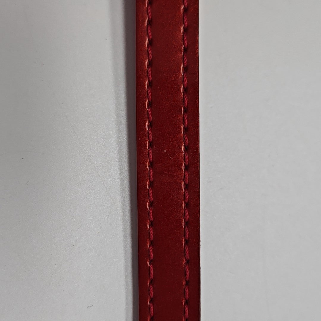 ALMA BB Monogram Patent Leather Red