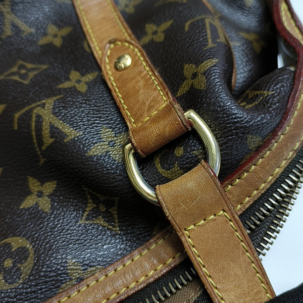 STRESA Monogram Coated Canvas Brown