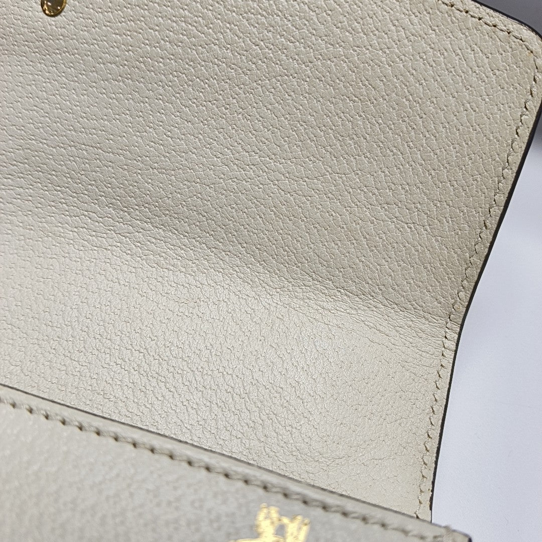 Sylvie Small Calfskin White