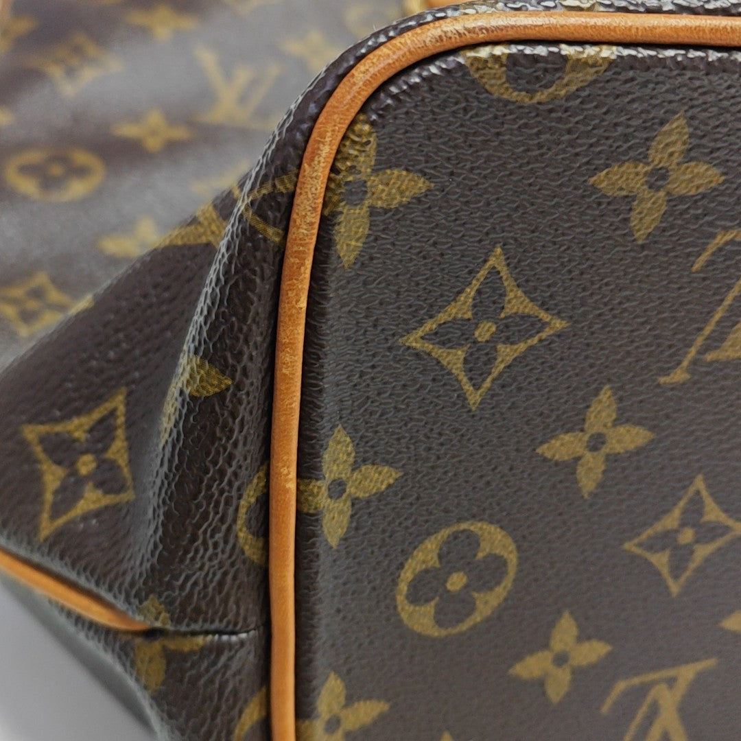 PALERMO PM Monogram Coated Canvas Brown