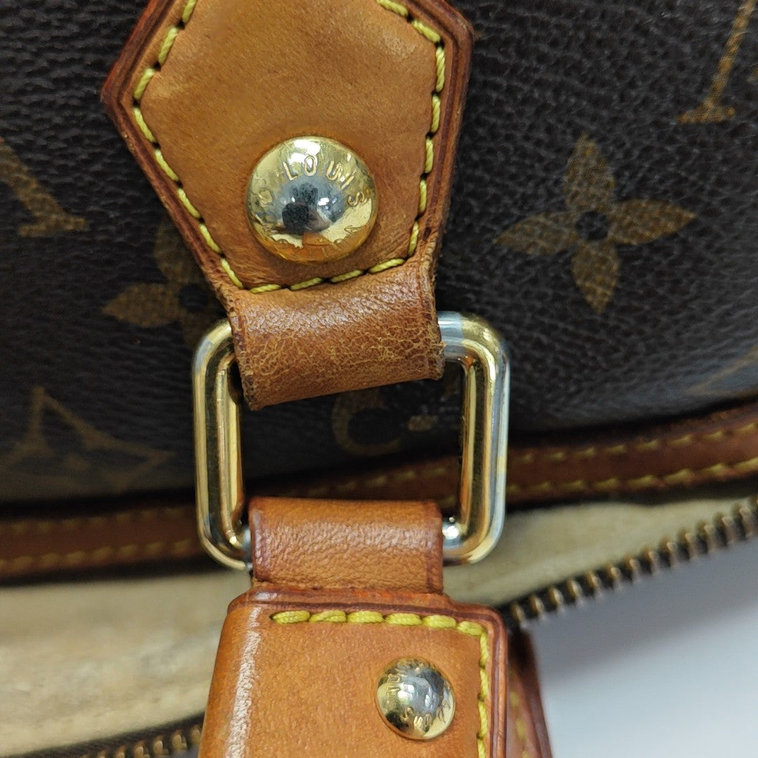 RETIRO GM Monogram Coated Canvas Brown
