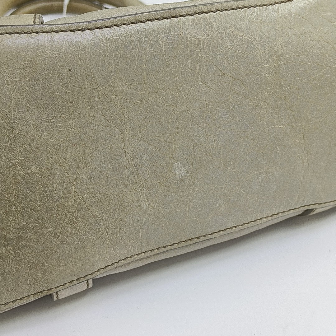 Shoulder Strap Calfskin Gray