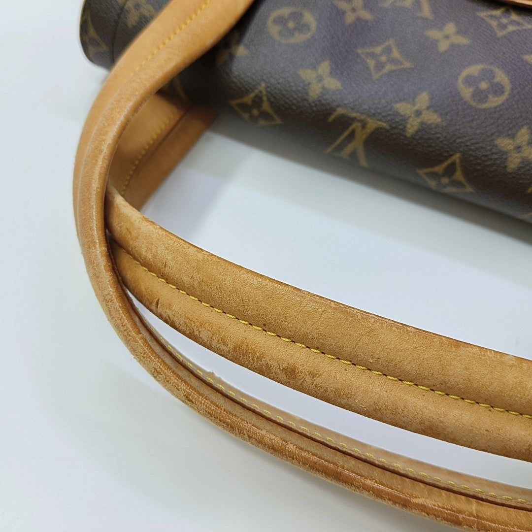 Lona Estampada Monogram BEVERLY Marrón