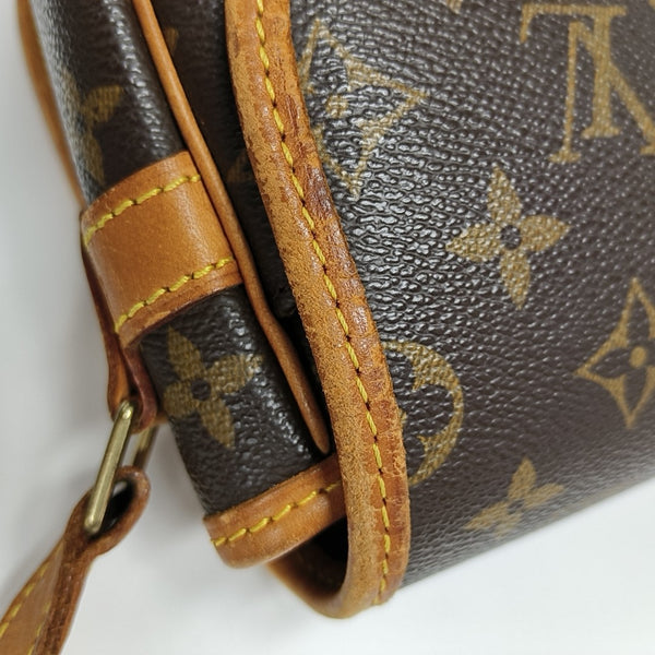 SOLOGNE PM Monogram Coated Canvas Brown
