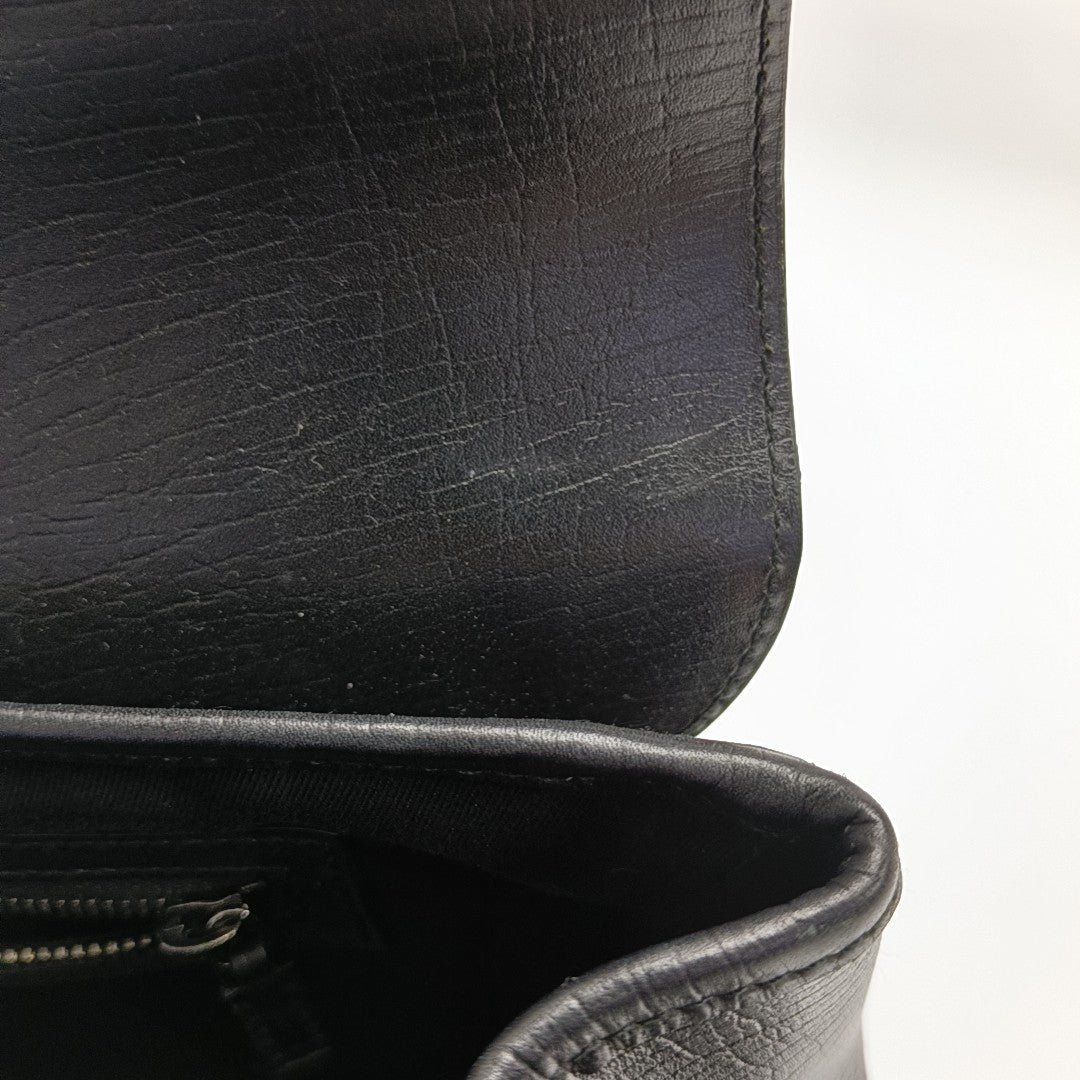 Monogram Canvas Top Handle Bag Black