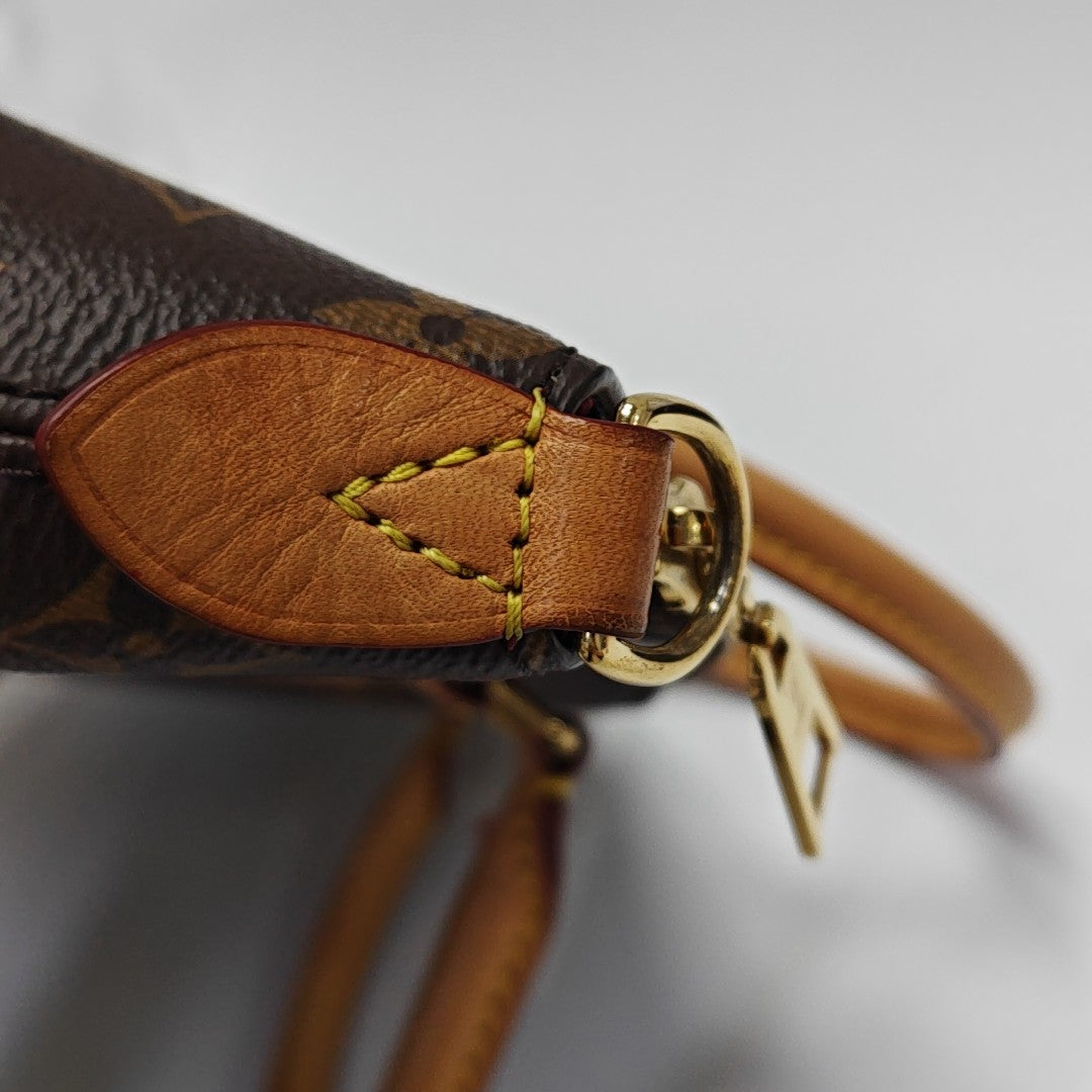 BOETIE PM Monogram Coated Canvas Brown