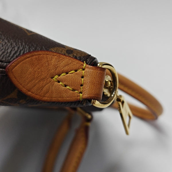 BOETIE PM Monogram Coated Canvas Brown