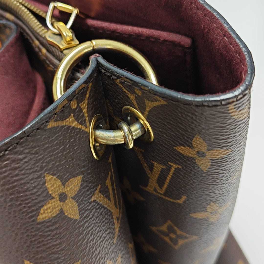 FLOWER Monogram Coated Canvas Brown