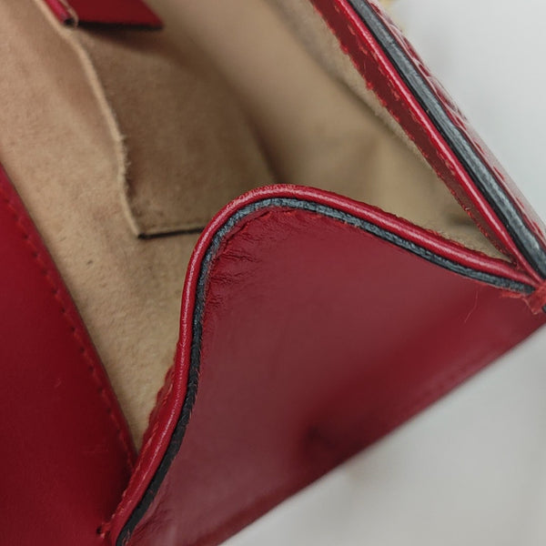 Padlock Small Monogram Calfskin Red