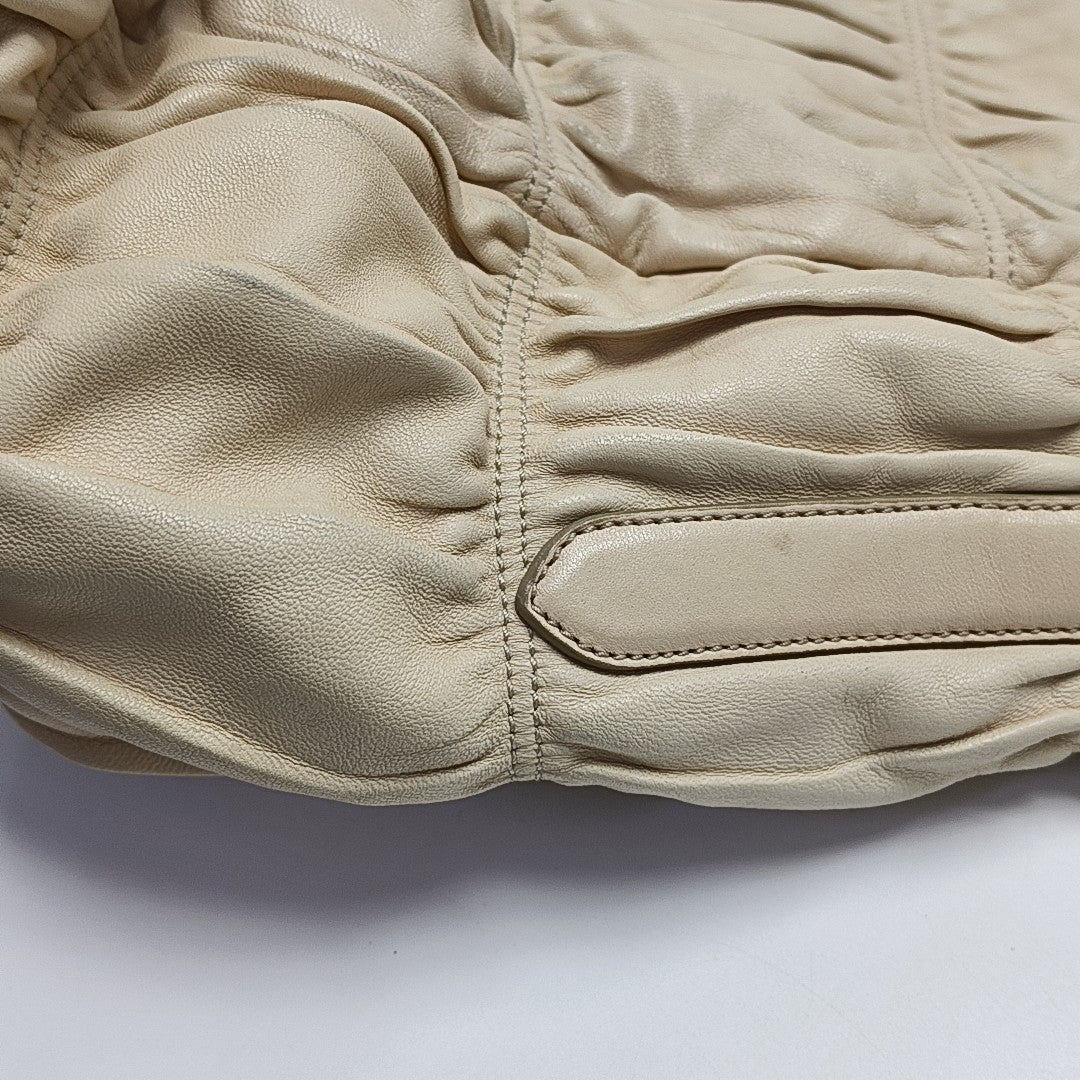 Gaufre Calfskin Beige