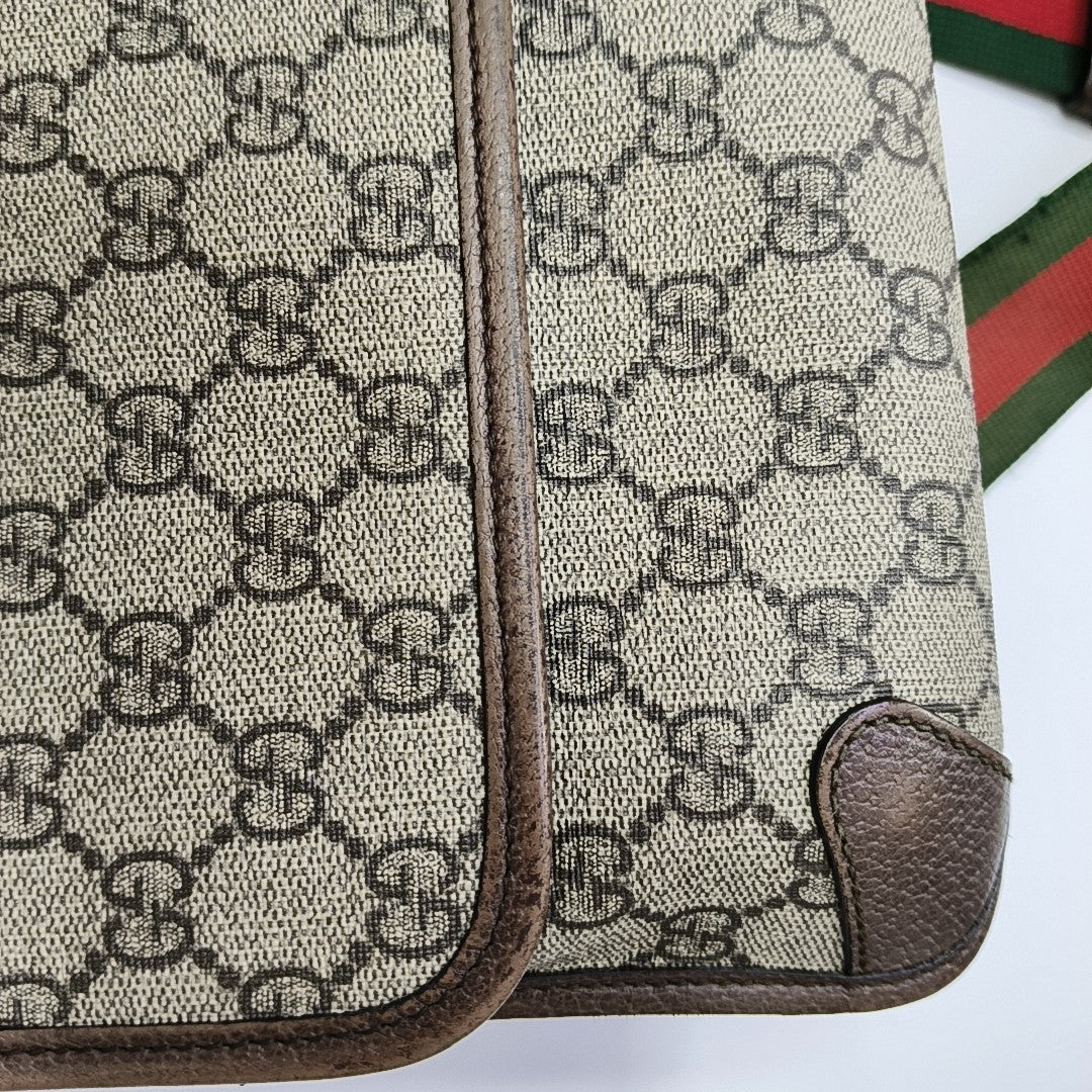Neo Vintage Small Monogram Coated Canvas Beige