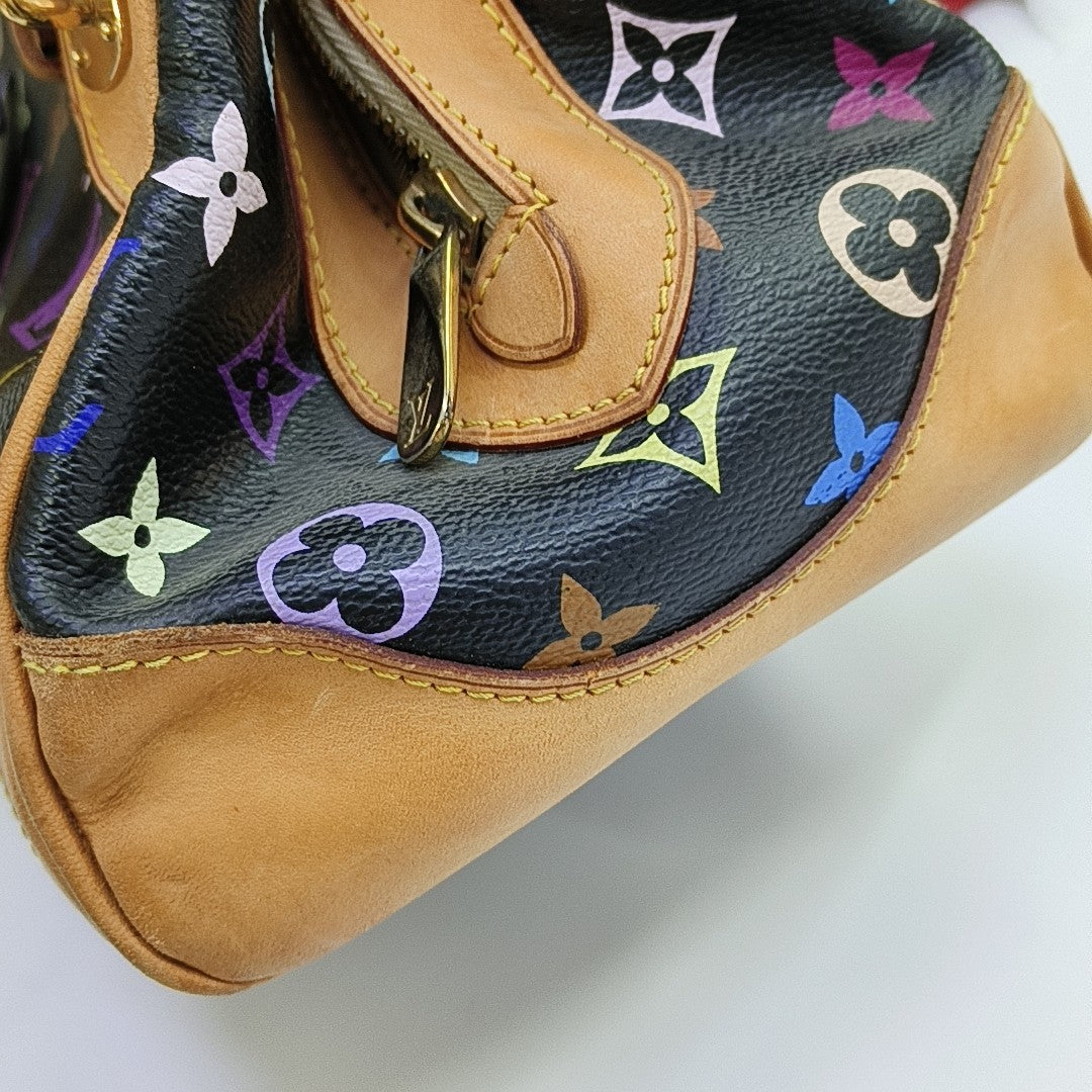 LV × TM CLAUDIA Monogram Coated Canvas Black
