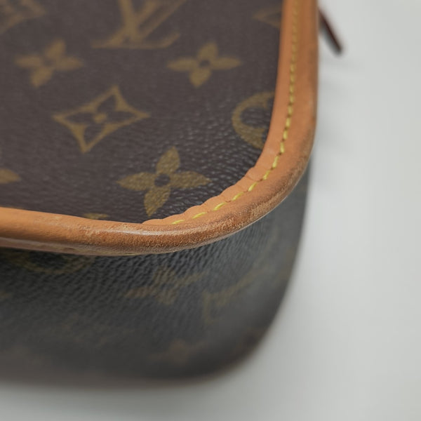 DIANE Monogram Coated Canvas Brown