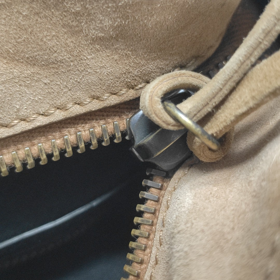 LE CITY Small Suede Brown