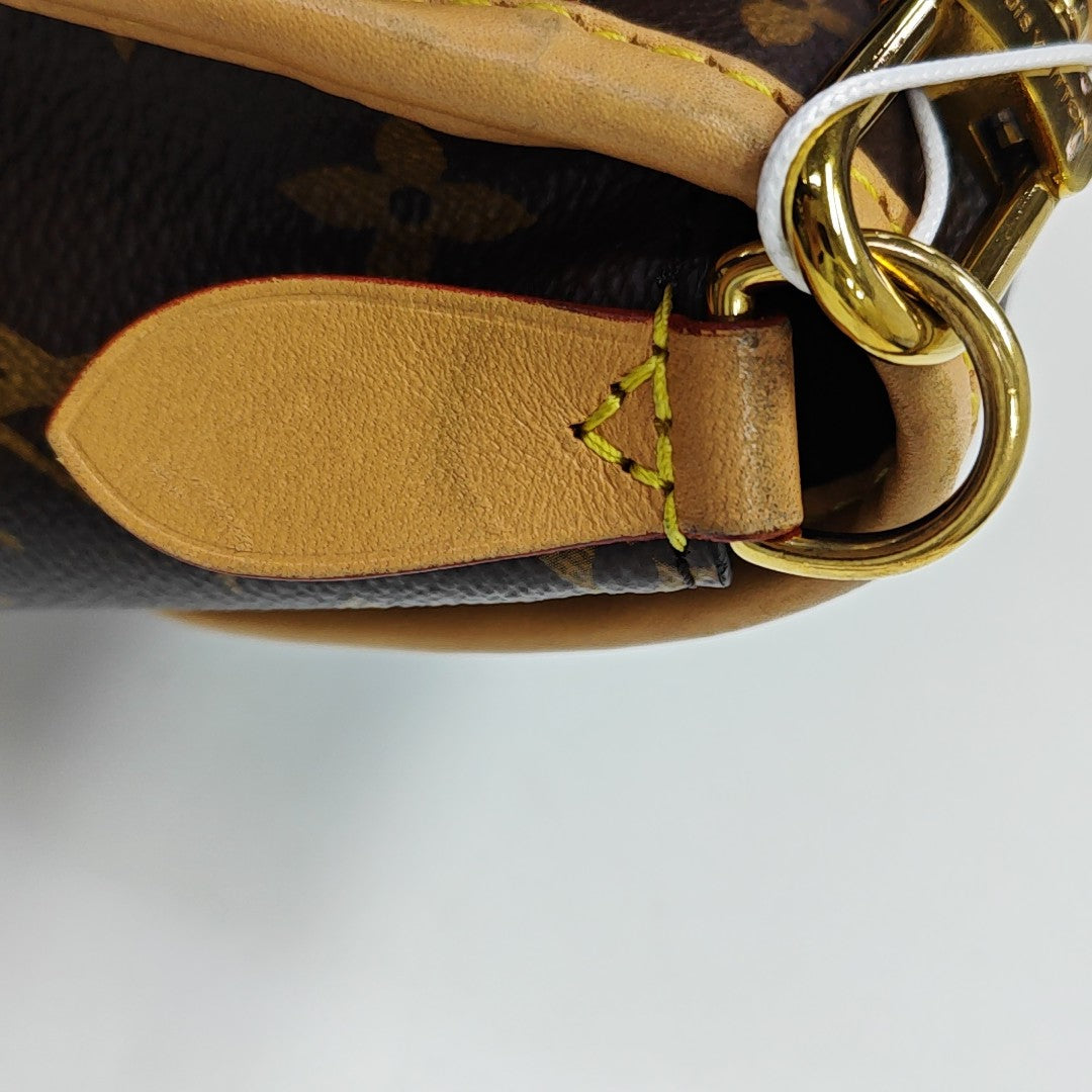 DIANE Monogram Coated Canvas Brown