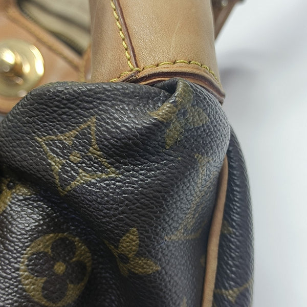 VINTAGE BOETIE PM Monogram Coated Canvas Brown