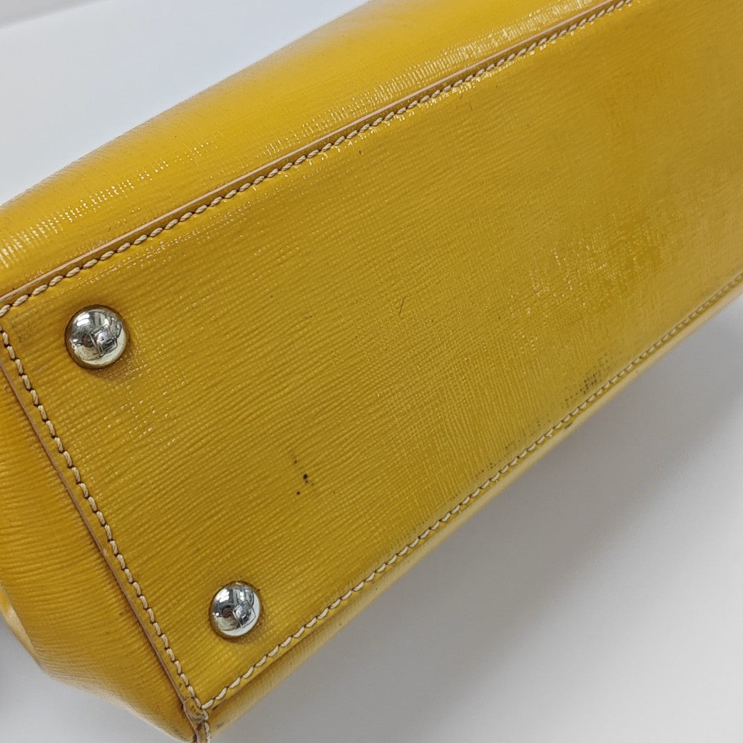 2 Jours Small Calfskin Yellow