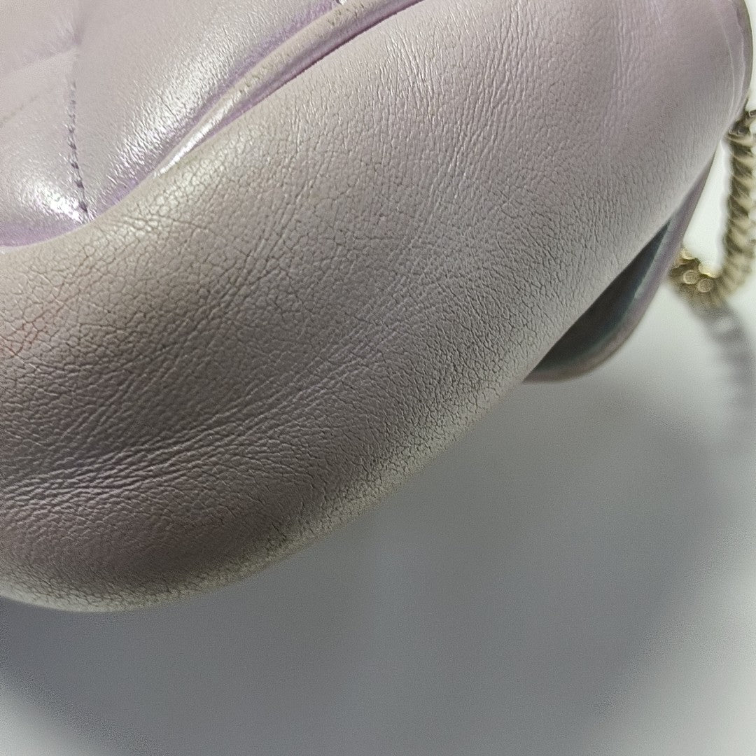 GG Marmont Mini Quilted Calfskin Pink