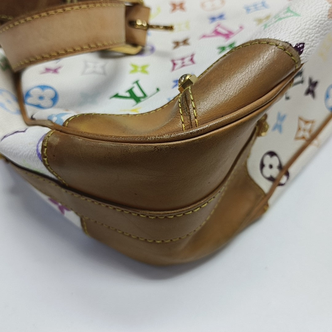 LV × TM GRETA Monogram Coated Canvas White