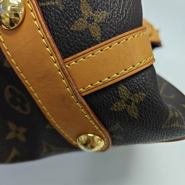 STRESA Monogram Coated Canvas Brown