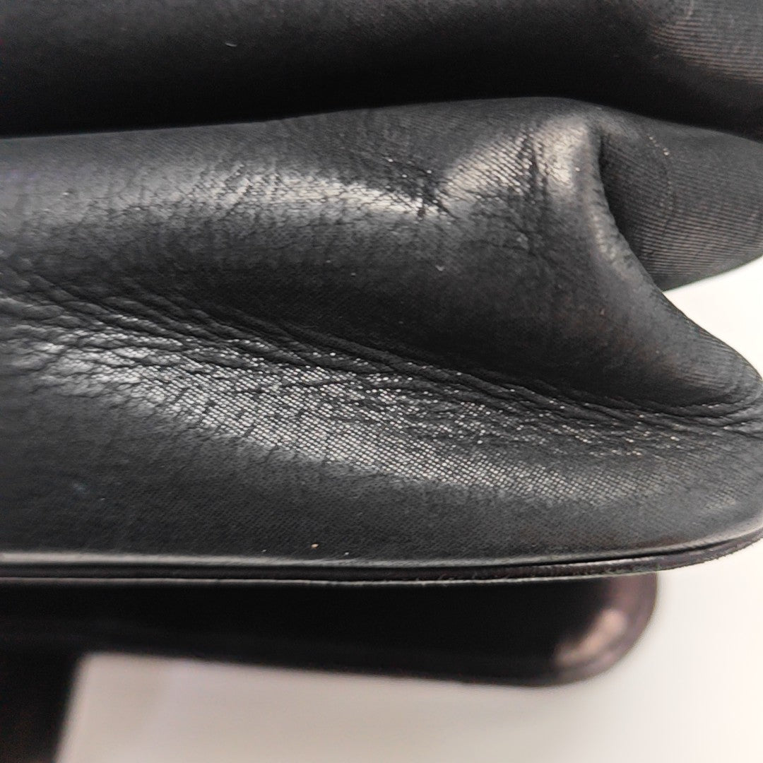 Quilted Calfskin Shoulder Bag Black