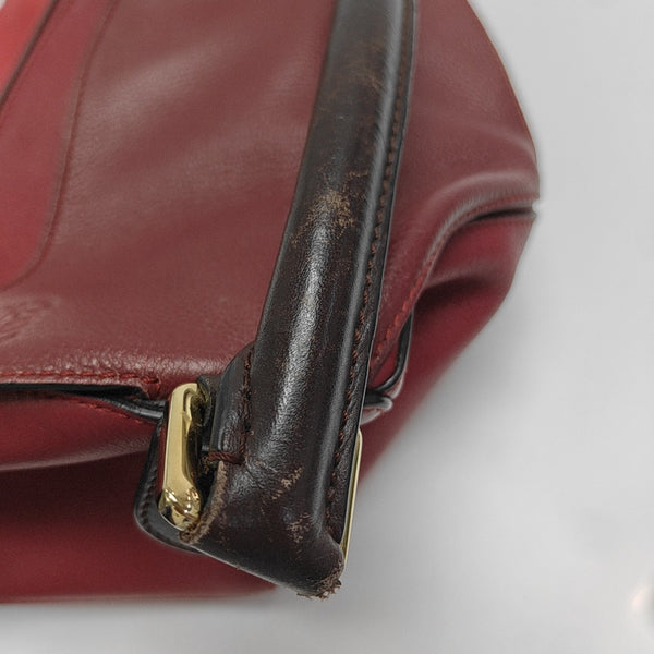 Puzzle Small Calfskin Red