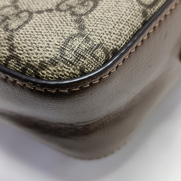 Horsebit 1955 Small Coated Canvas Beige
