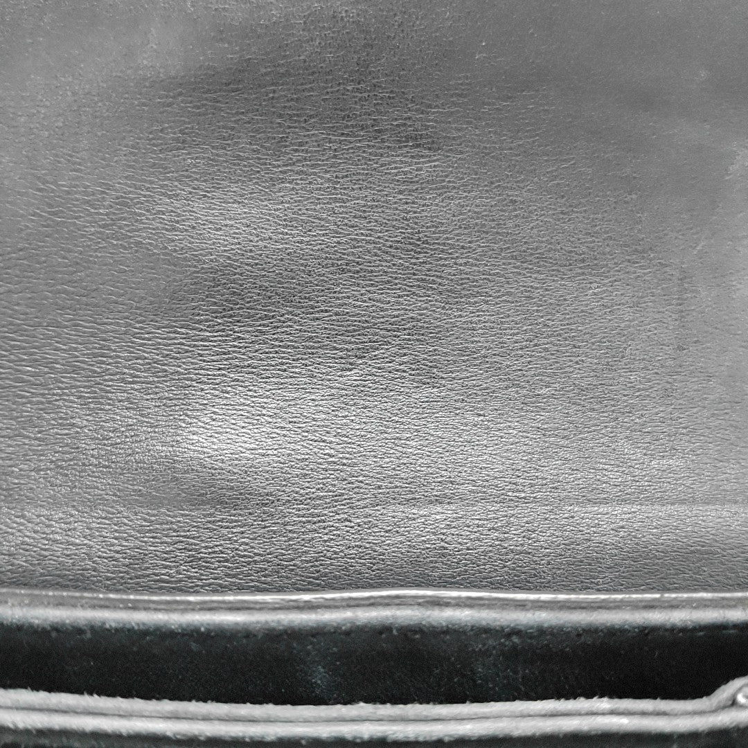 Calfskin Shoulder Bag Black
