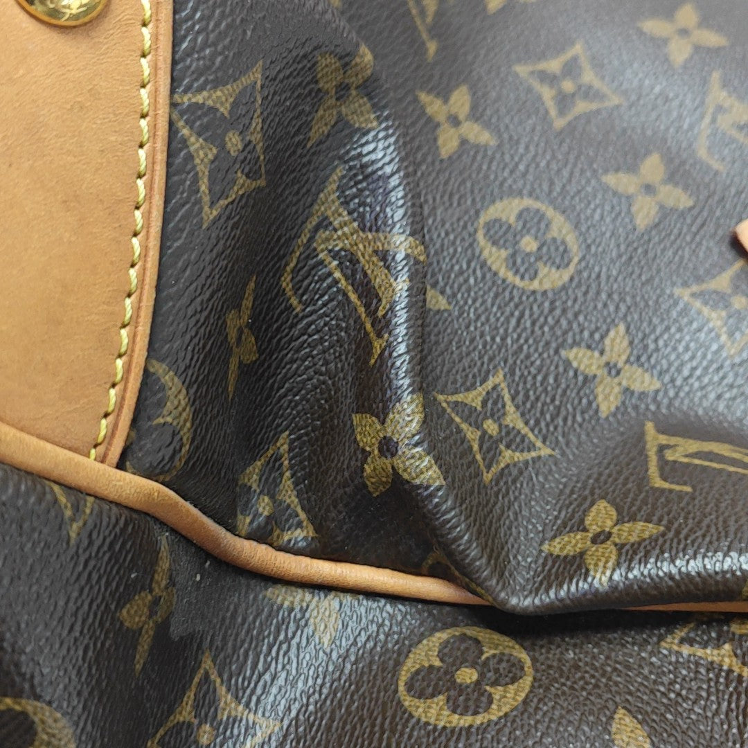 RETIRO NM Monogram Coated Canvas Brown