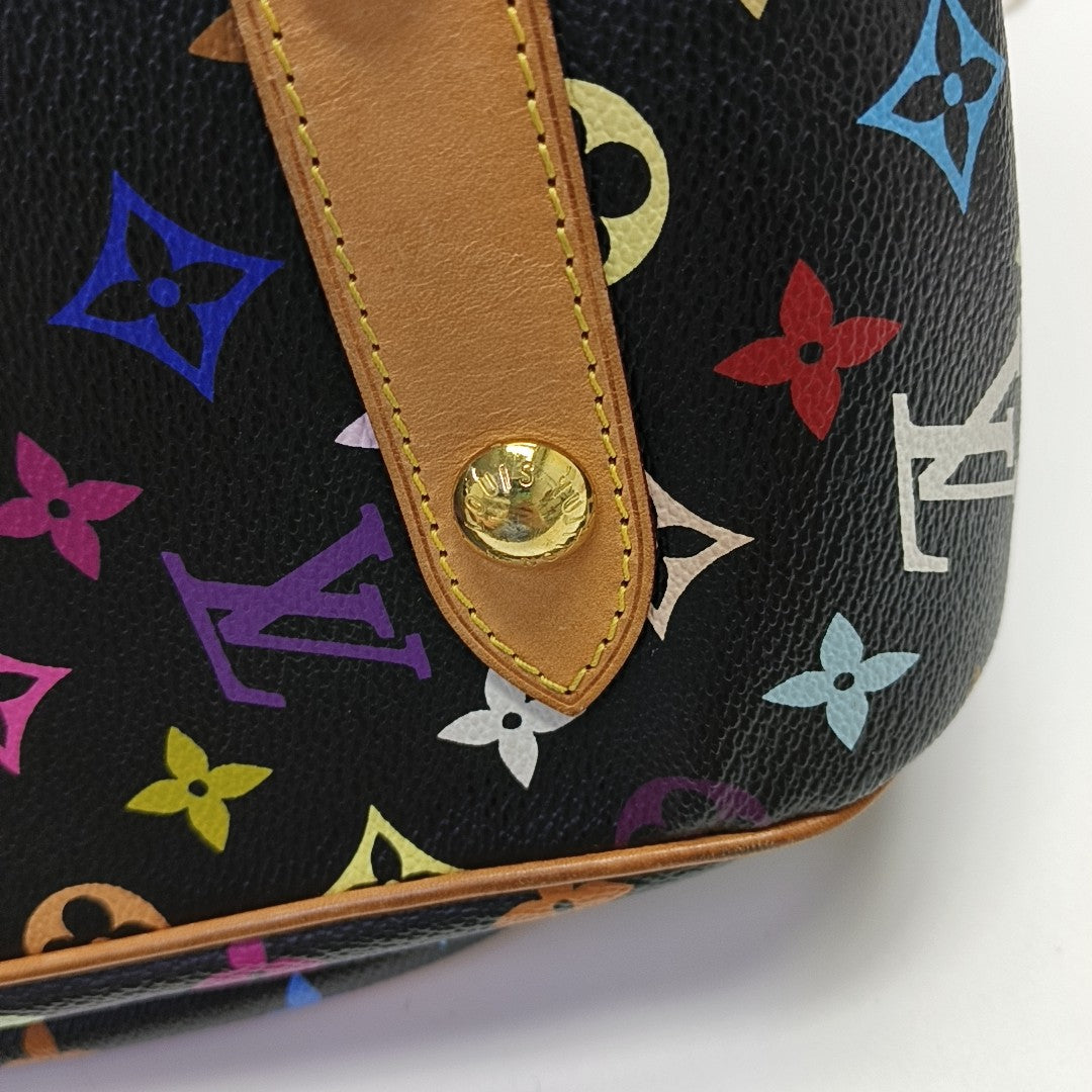 LV × TM RITA Monogram Coated Canvas Black