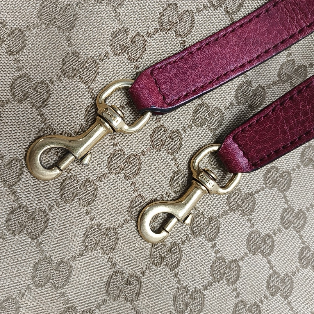 Miss GG Monogram Canvas Beige