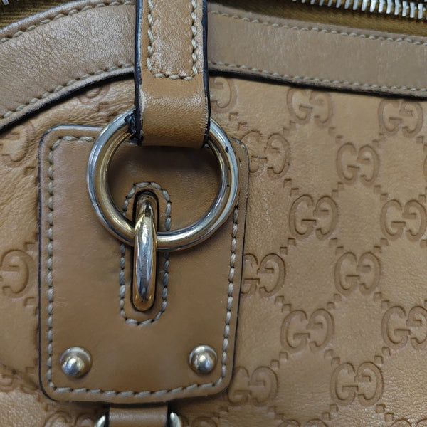 Ligne Shima Monogram Calfskin Brown