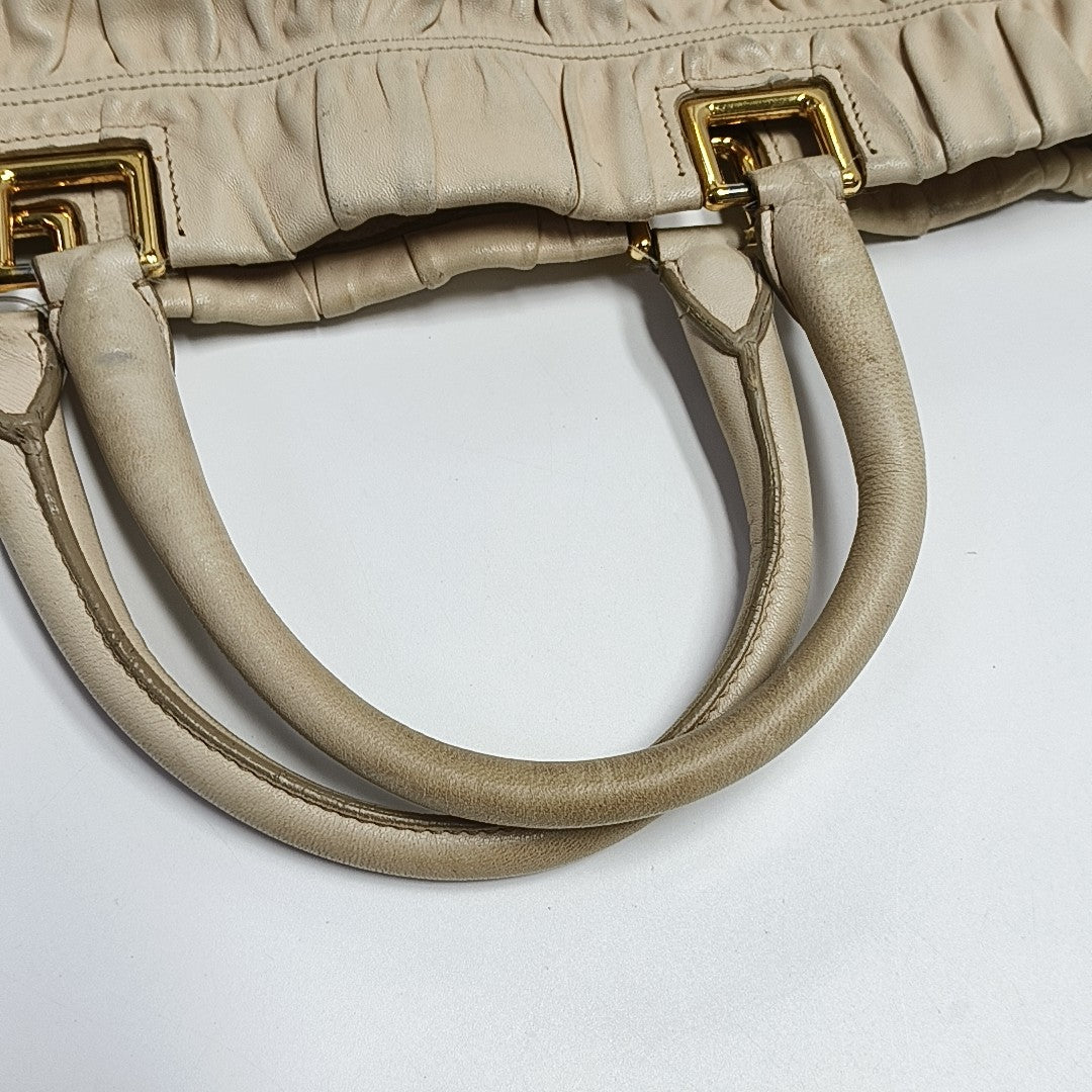 Gaufre Calfskin Beige