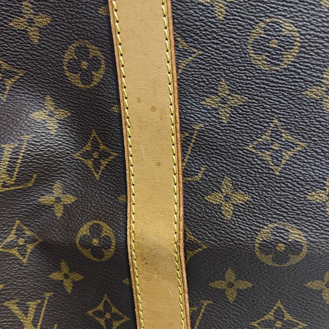 SAC SOUPLE 55 Monogram Coated Canvas Brown
