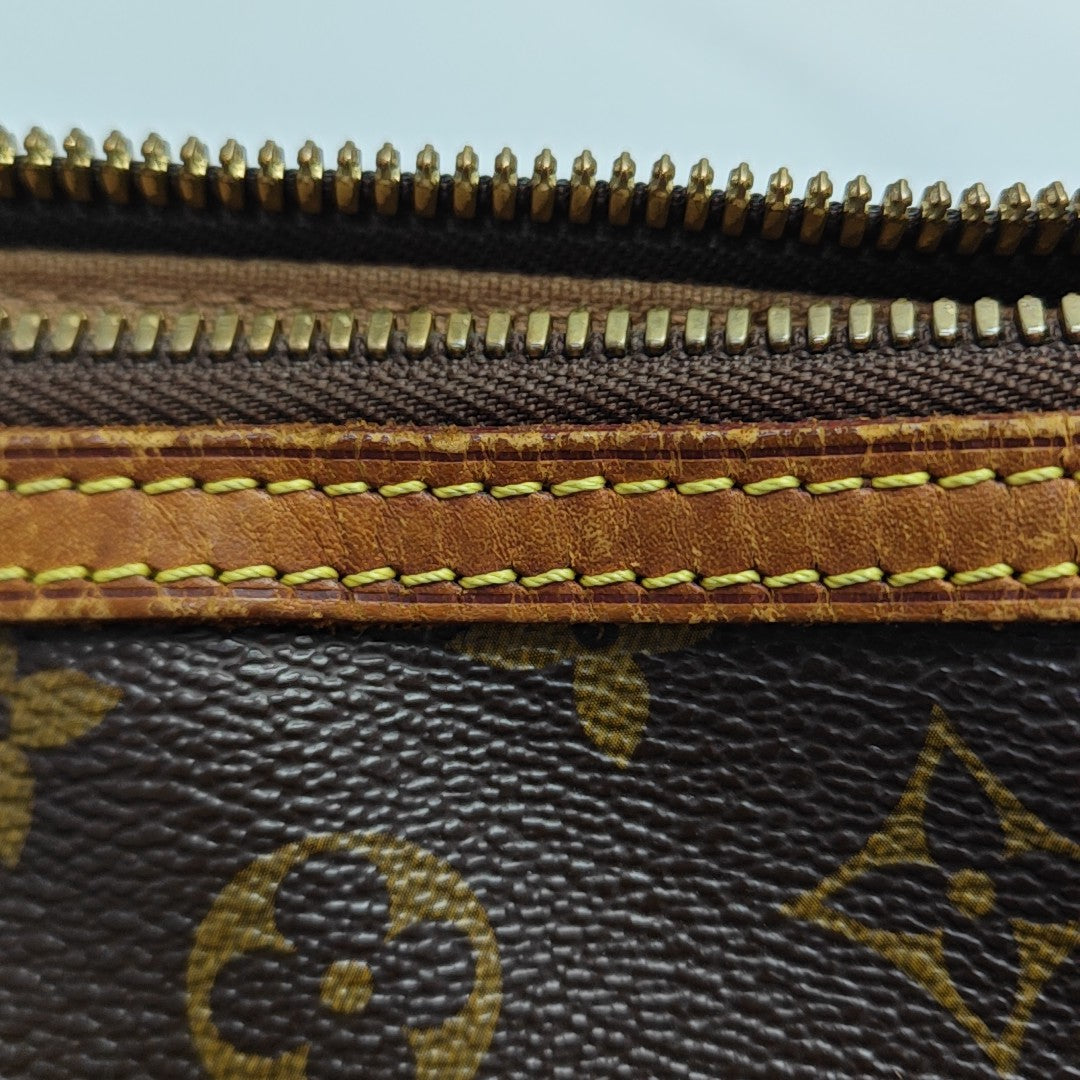 PALERMO PM Monogram Coated Canvas Brown