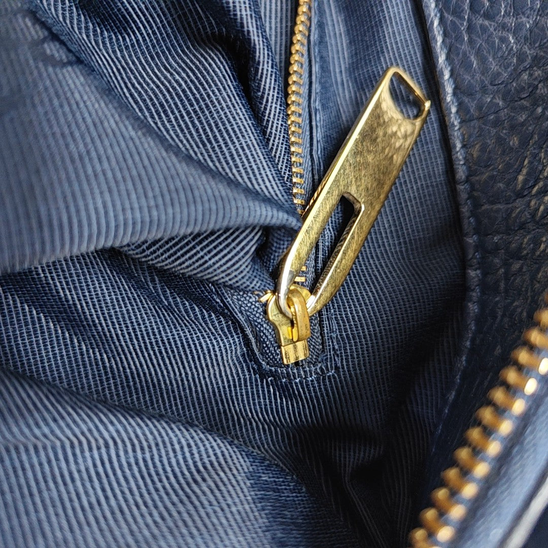 Dewsbury Mini Leather Blue
