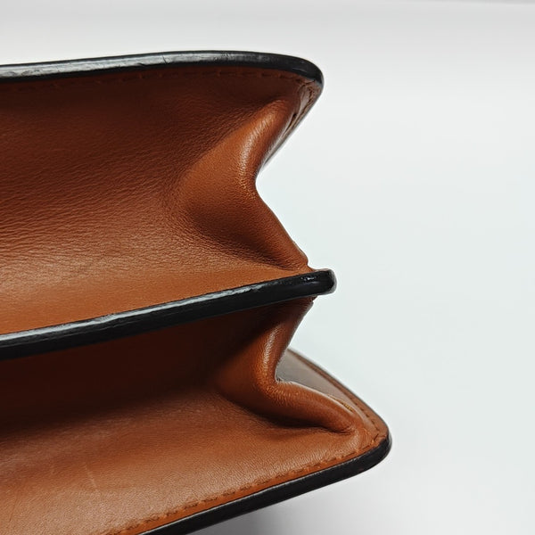 DAUPHINE Mini Monogram Coated Canvas Brown