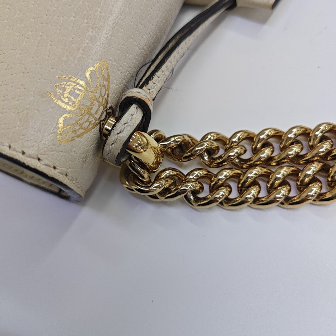 Padlock Small Calfskin White