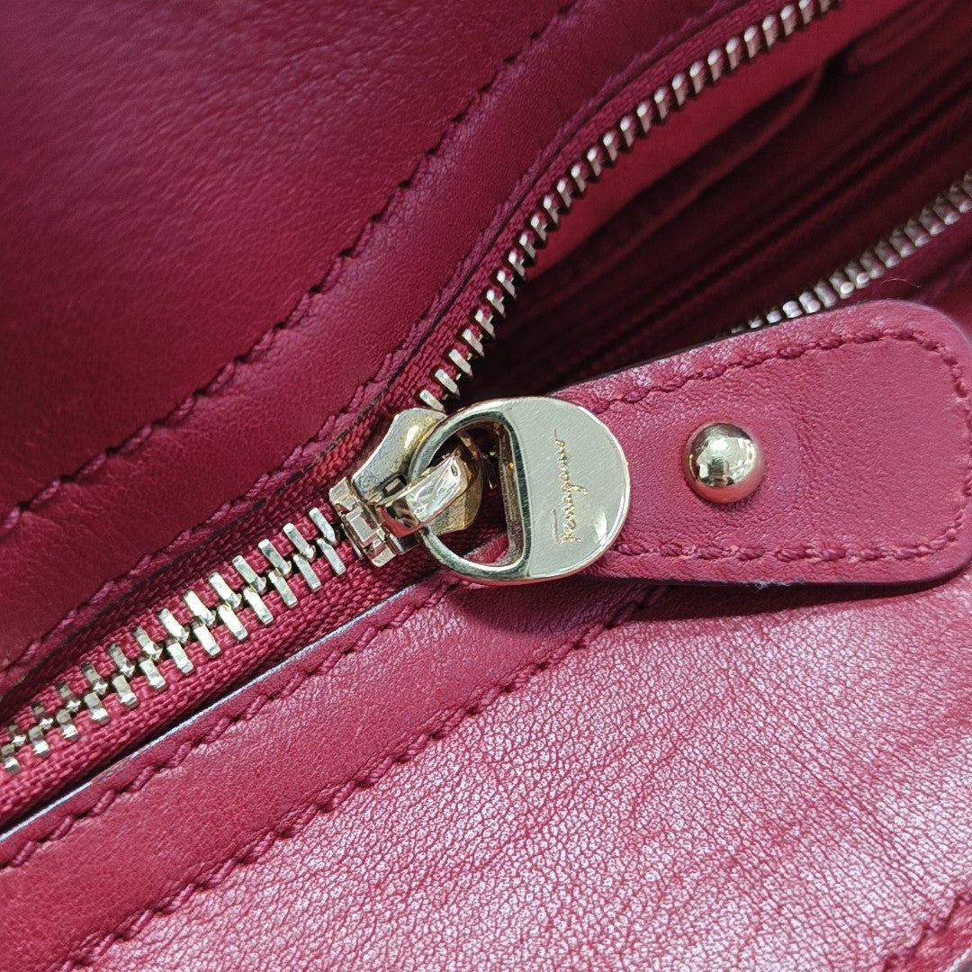 Sophia Calfskin Red