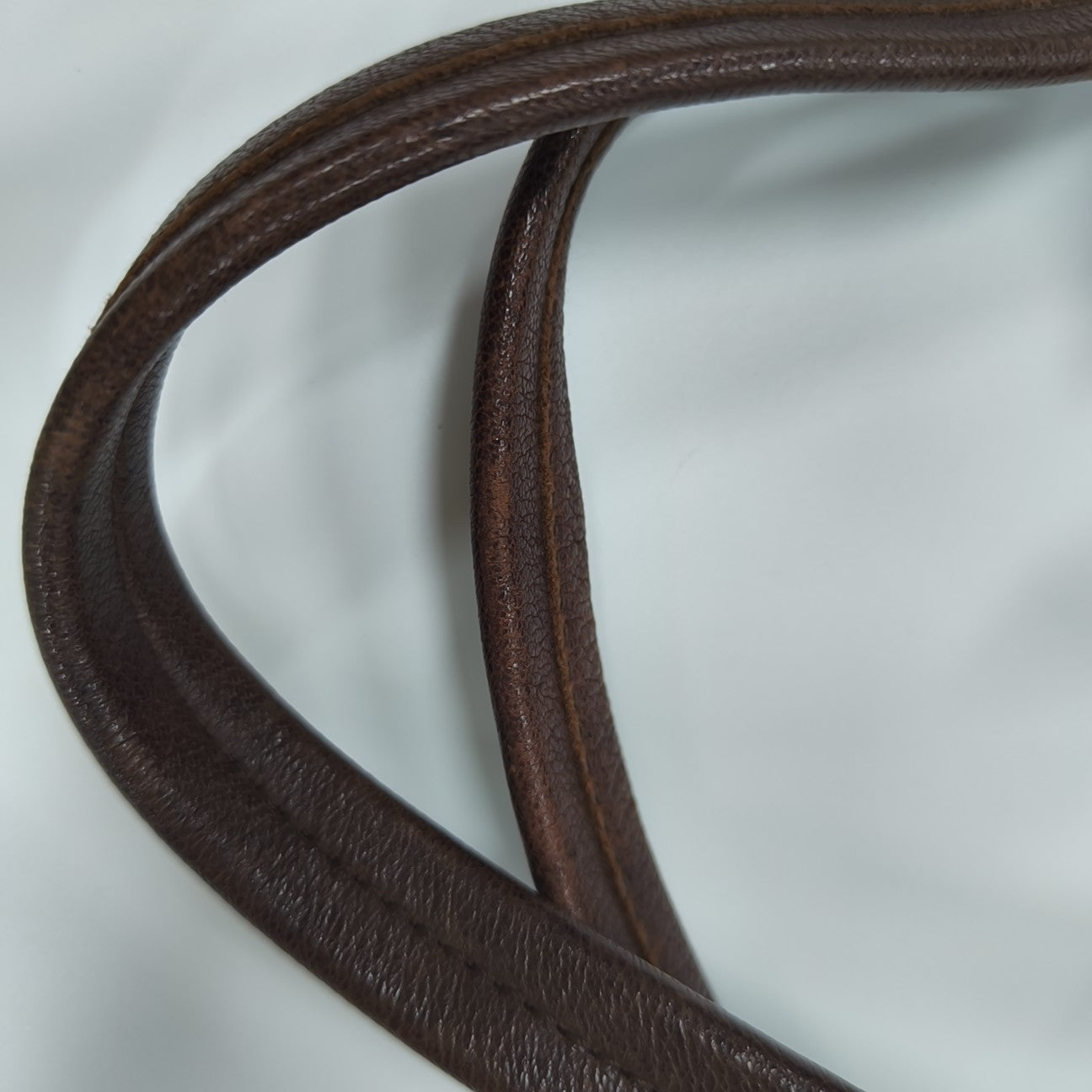 Calfskin Top Handle Bag Brown