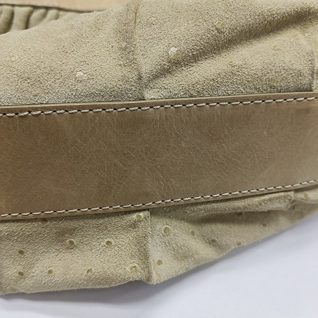 Suede Shoulder Bag Brown