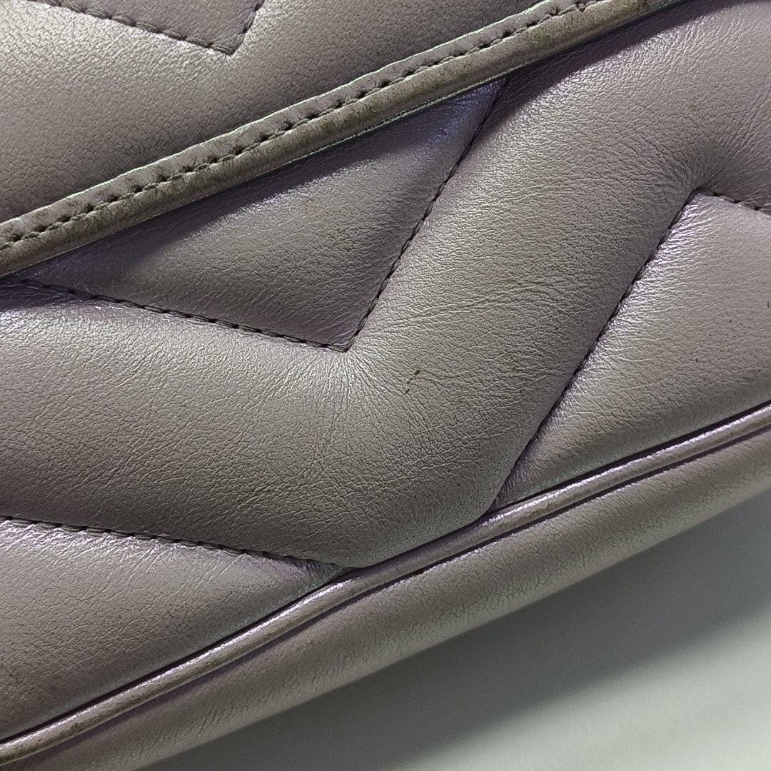 GG Marmont Mini Quilted Calfskin Pink