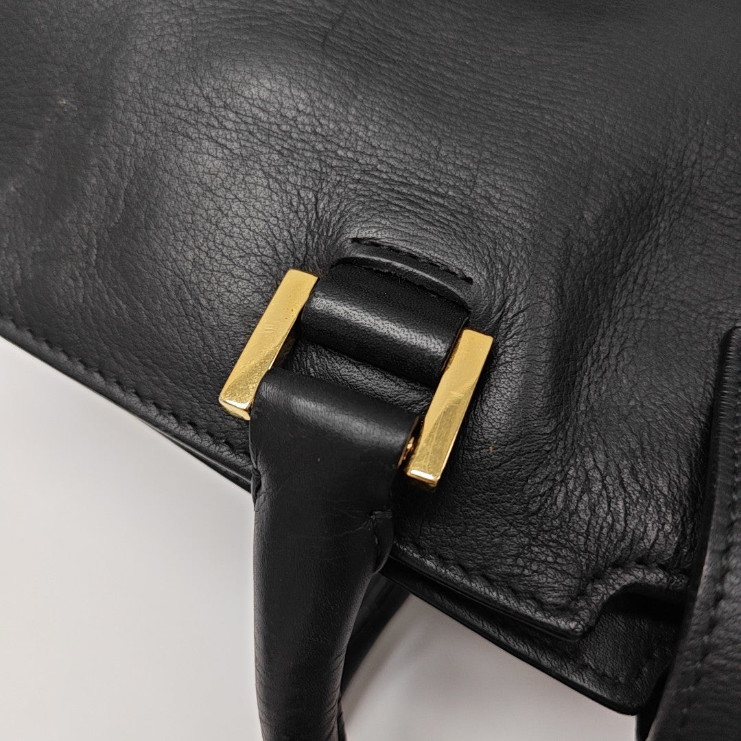 CHYC Y LIGNE Medium Calfskin Black
