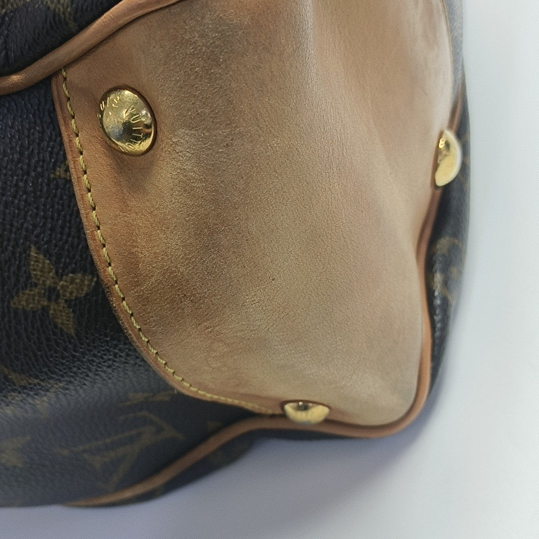 VINTAGE BOETIE PM Monogram Coated Canvas Brown