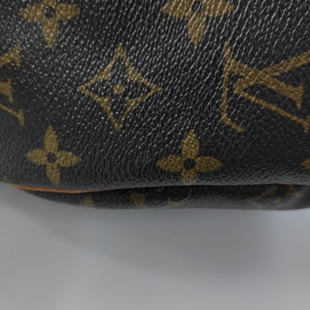 SPEEDY 30 Monogram Coated Canvas Brown